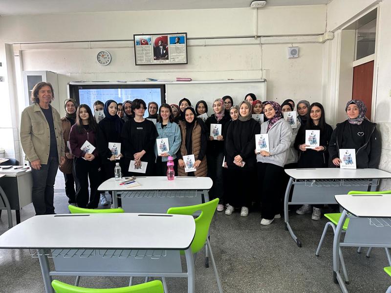 REHA BİLİR, MEHMET ZAHİT KOTKU KIZ ANADOLU İMAM HATİP LİSESİ ÖĞRENCİLERİYLE BULUŞTU